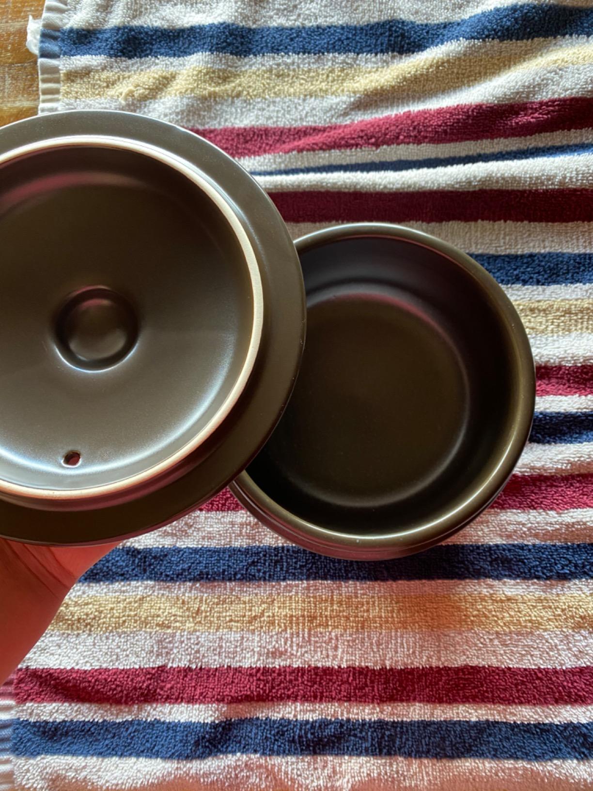 Crazy Korean Cooking Dolsot Korean Stone Bowl with Lid (No Trivet) (Size 4) customer photo 2