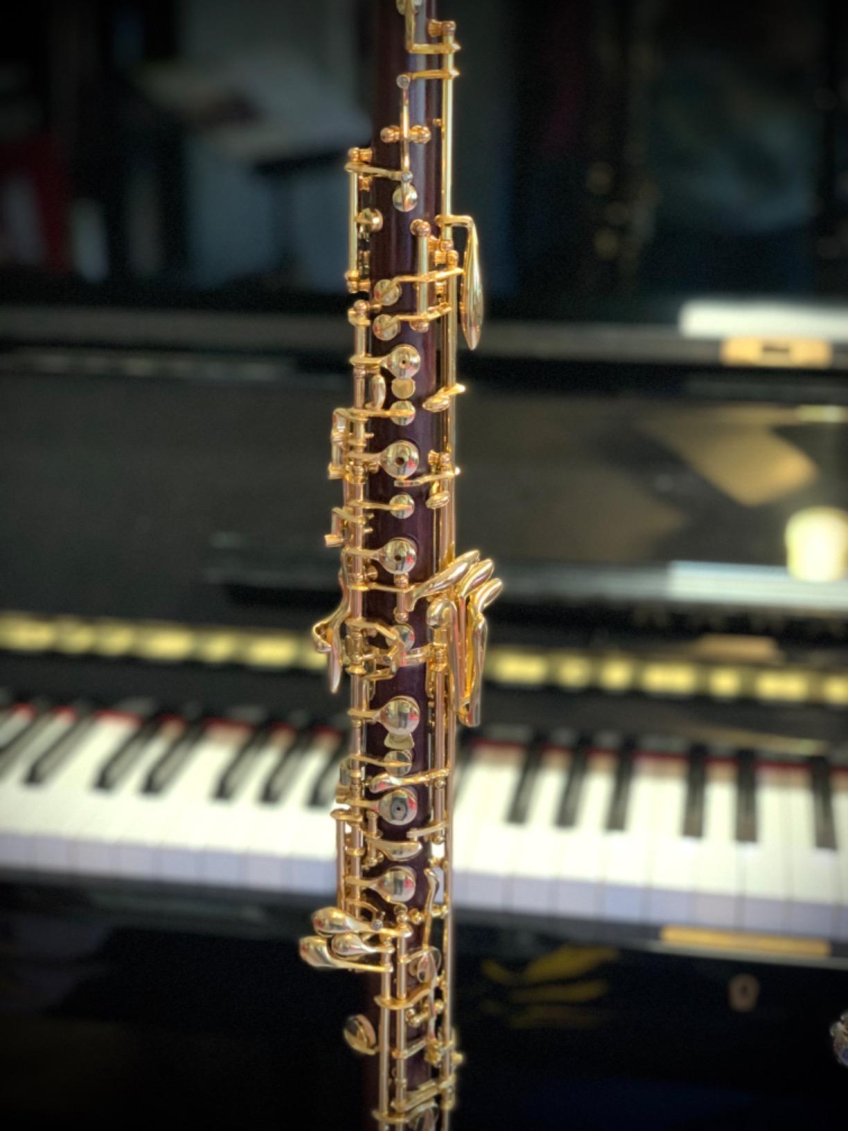 Yinfente Professional Oboe Gold Plated Rosewood C Key Left F Resonance Semi-Automatic Woodwind Instrument With Oboe Accessories customer photo 1