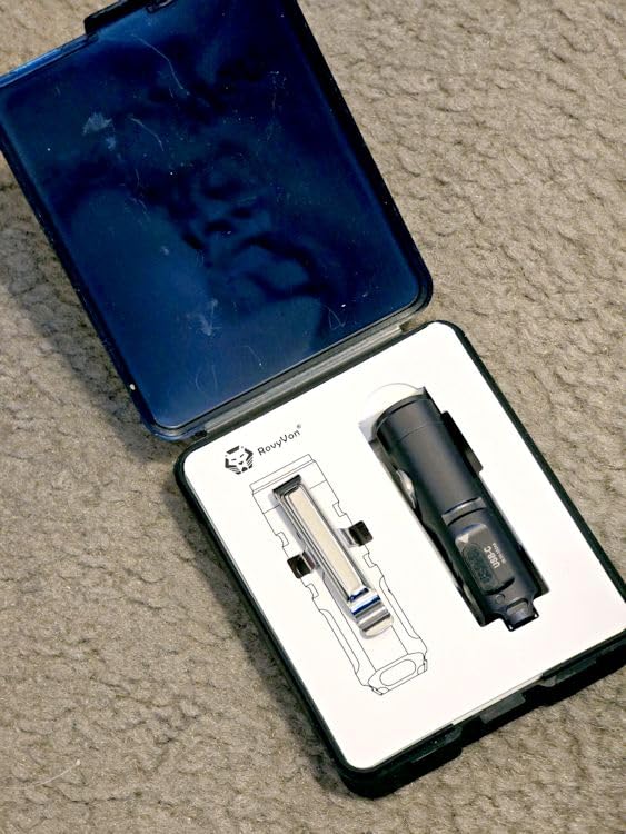 RovyVon A3 Gen 4 Mini Keychain Flashlight Super Bright 650 Lumens, USB C Rechargeable EDC Flashlight, 5 Brightness Levels, Compact and Portable Small Light for Daily Carry, Camping, Emergency customer photo 2
