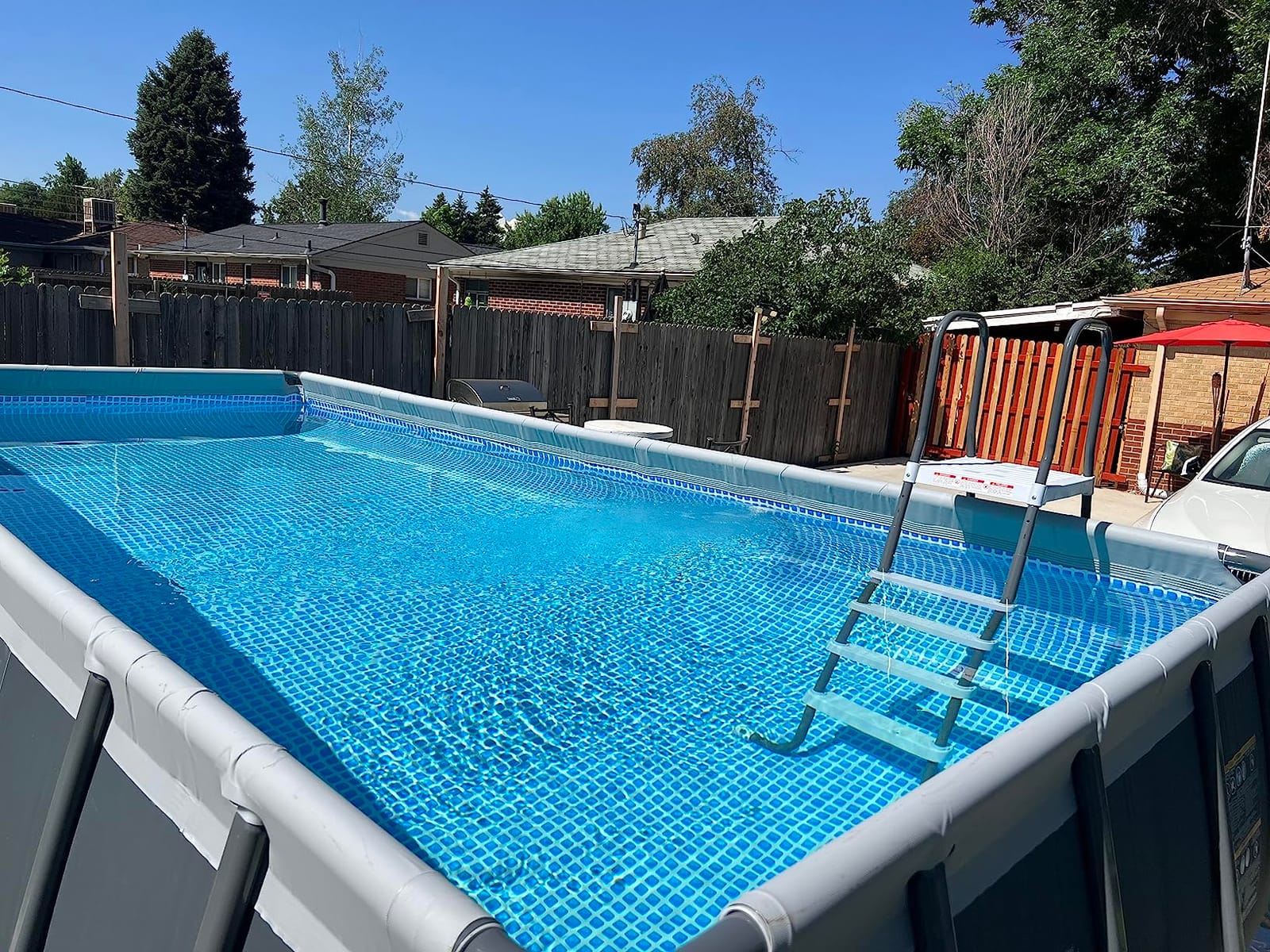 Intex Ultra XTR 18ft x 9ft x 52in Above Ground Swimming Pool Set w/Pump | 26355EH - 1500 GPH Sand Filter Pump, Ladder, Pool Cover & Ground Cloth Included - Strong Galvanized Steel Frame customer photo 1