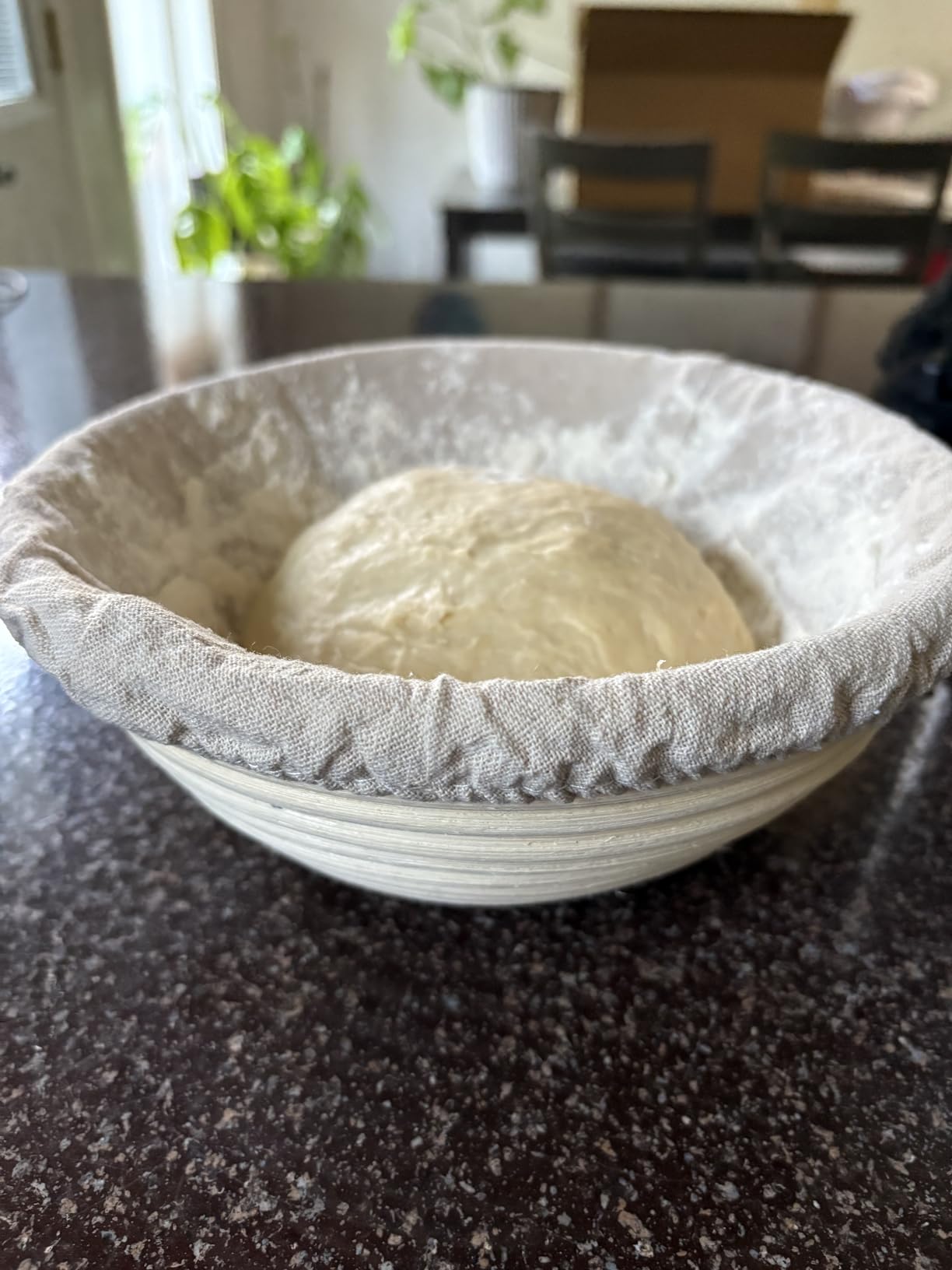 DOYOLLA Bread Proofing Baskets Set of 2 8.5 inch Round Dough Proofing Bowls and Liners Perfect Home Sourdough Bread Baking supplies customer photo 1