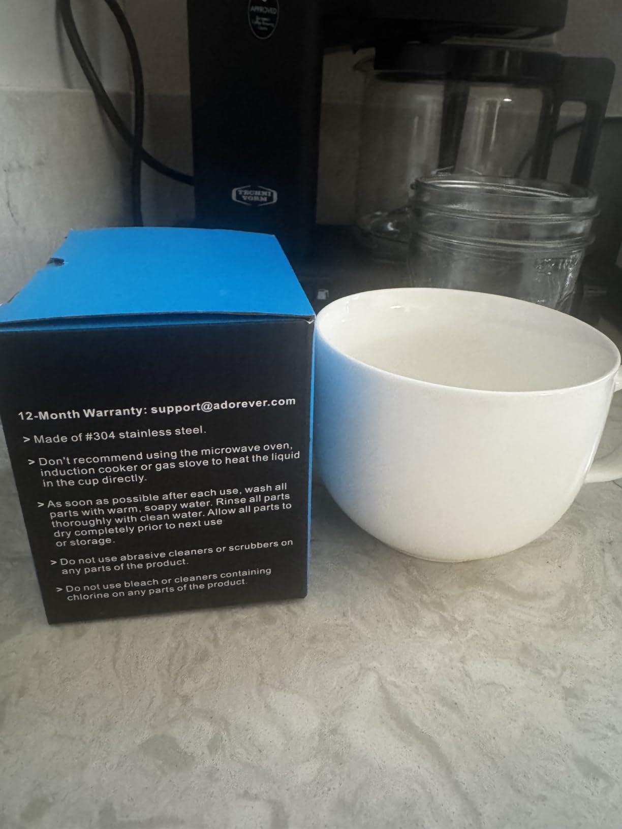 Milk Frothing Pitcher, 8.5oz/12oz/20oz/32oz/50oz/66oz Milk Frother Cup Stainless Steel, Espresso Accessories, Milk Steaming Pitchers Coffee Cappuccino Latte Art Barista Milk Jug Cup with Art Pen,12oz customer photo 1