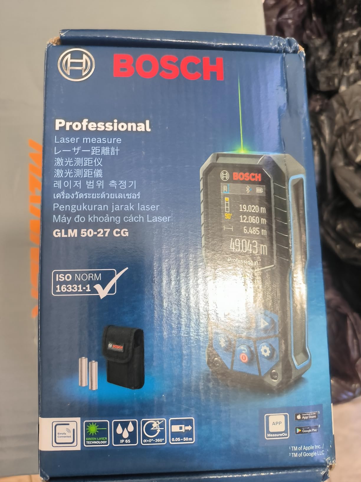 BOSCH PRO GLM400C Blaze Outdoor 400 Ft. Connected Laser Measure customer photo 1