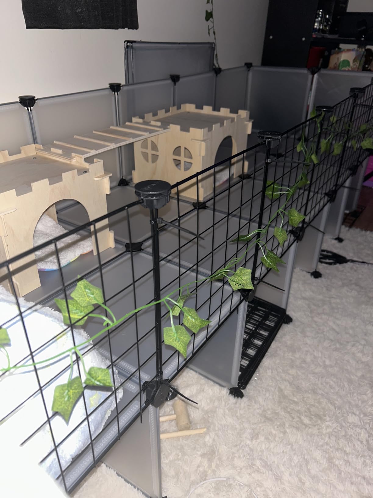 C&AHOME Wire Cube Storage, 9-Cube Organizer Metal, Wire C Grids Storage, Storage Bins Shelf, Modular Bookshelf, Closet Cabinet customer photo 2