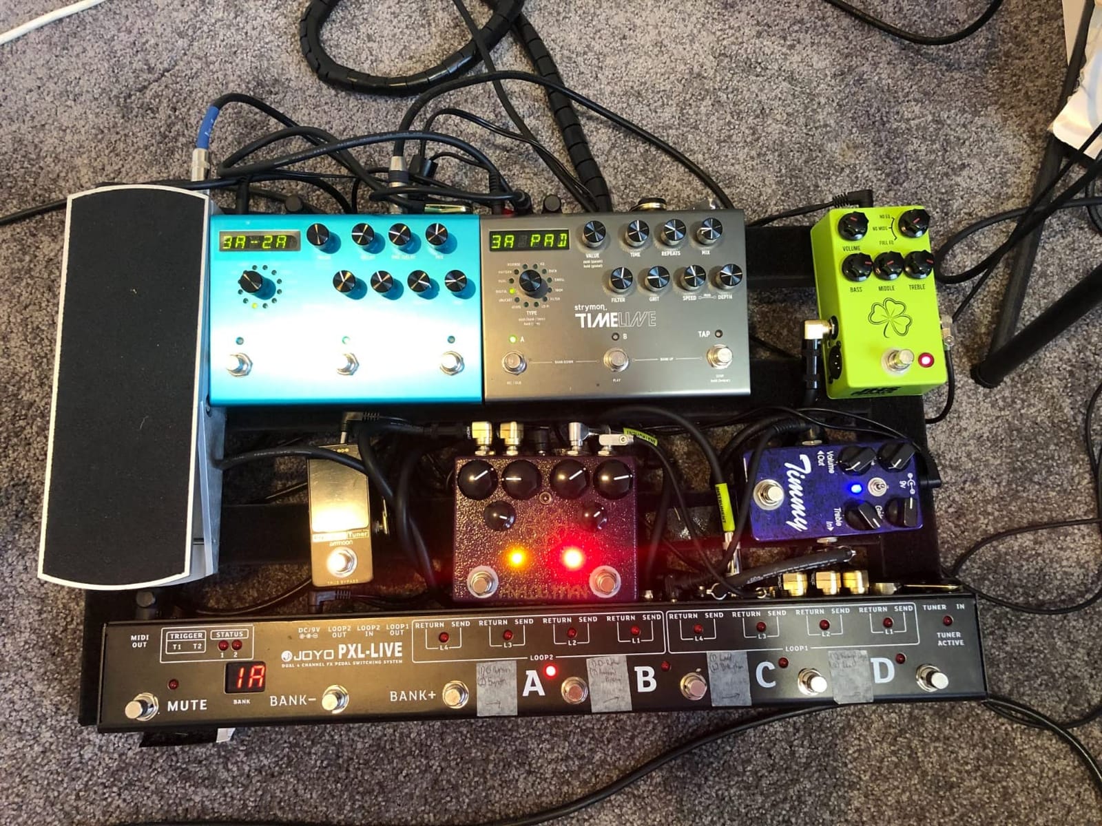 JHS Pedals JHS Clover Preamp/Boost Guitar Effects Pedal customer photo 1