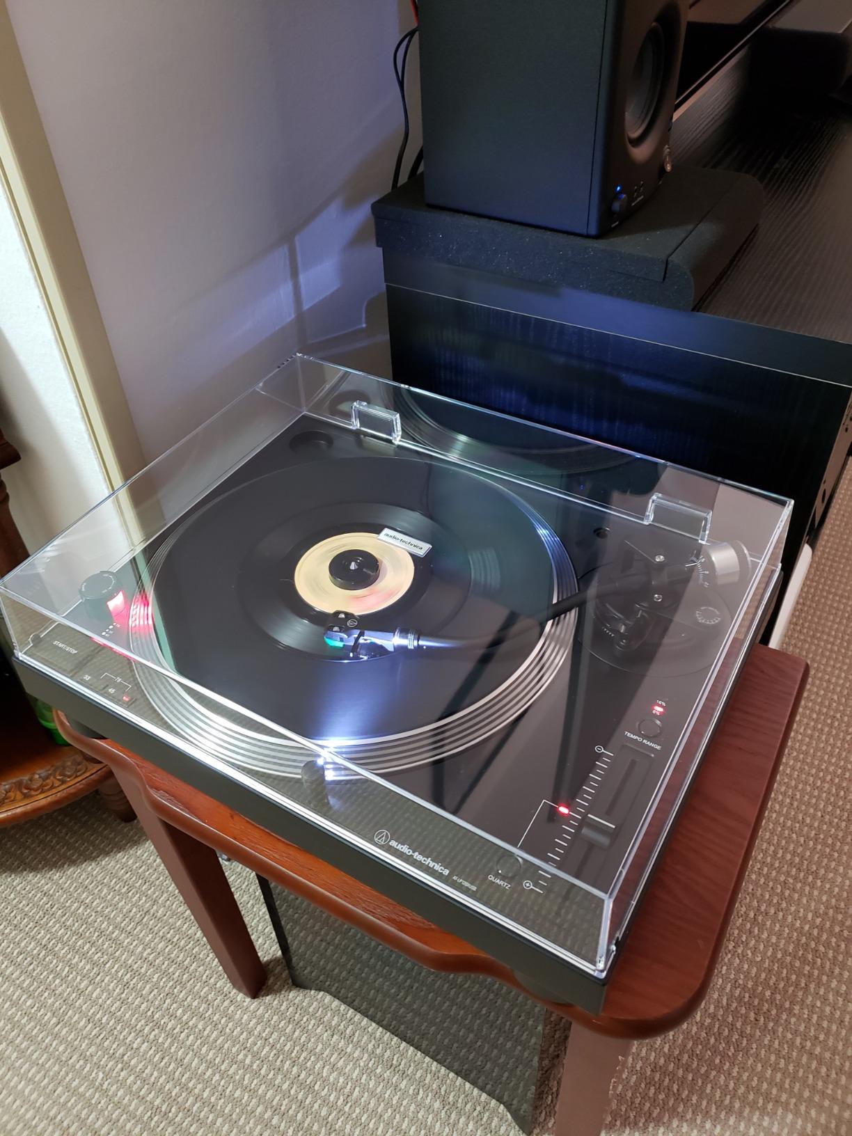 Audio-Technica AT-LP120XUSB-BK Direct-Drive Turntable (Analog & USB), Fully Manual, Hi-Fi, 3 Speed, Convert Vinyl to Digital, Anti-Skate and Variable Pitch Control, Black customer photo 2