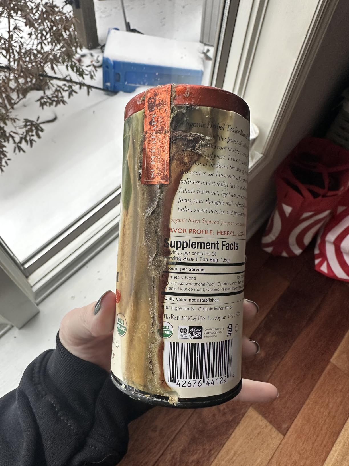 The Republic of Tea SuperAdapt Clarity and Calm Organic Herbal Tea, 36 Ct | Caffeine Free. Suitable for day or evening . Smooth and aromatic with notes of lively citrus. USDA Organic and Gluten Free. customer photo 2