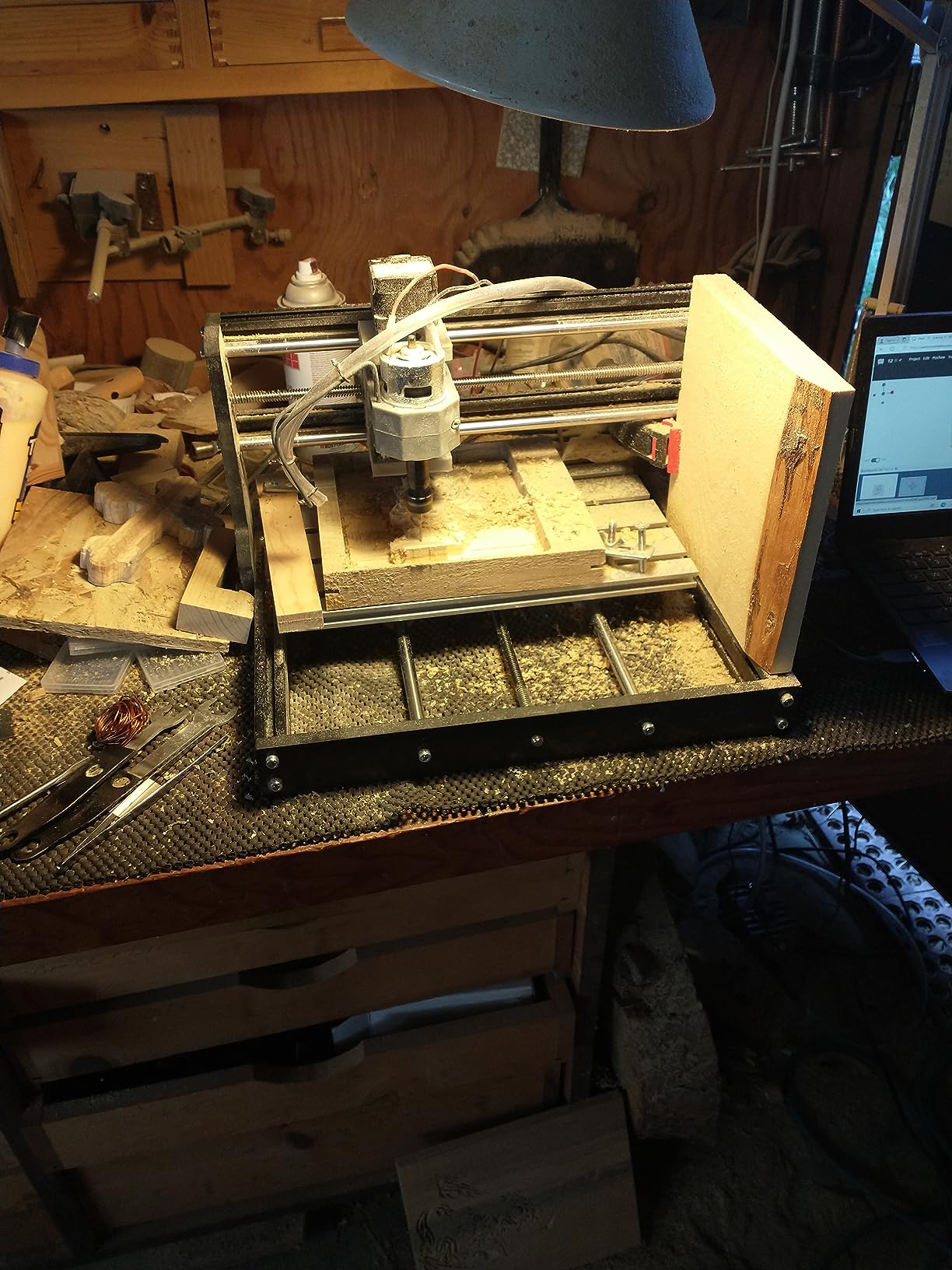 Genmitsu CNC 3018-PRO Router Kit, 3-Axis CNC Machine, Mini Milling Machine | GRBL Control with Offline Controller for Wood, Acrylic, PCB & PVC, 300 x 180 x 45mm Working Area customer photo 1