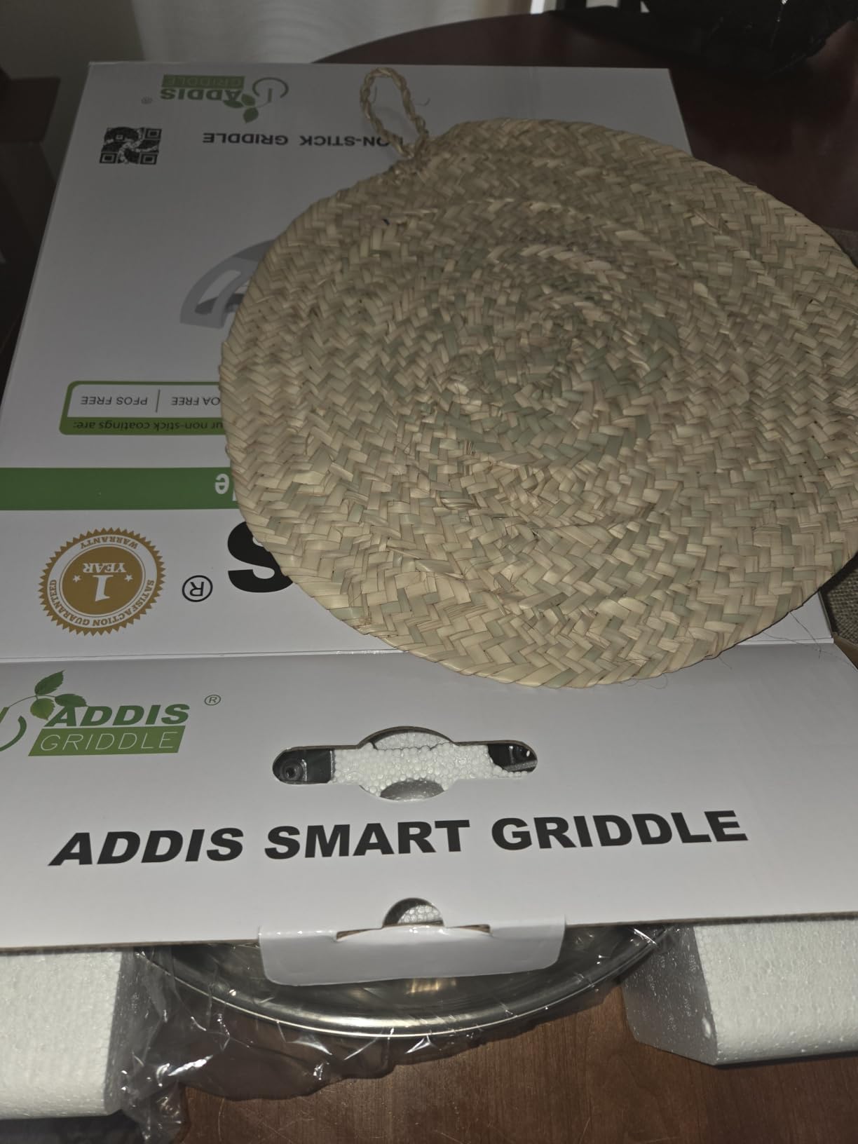 Addis Griddle (Mitad/Mogogo) -16 inch Digital Electric Griddle for Injera, Lefse, Pancake - Even Heat Distribution customer photo 1