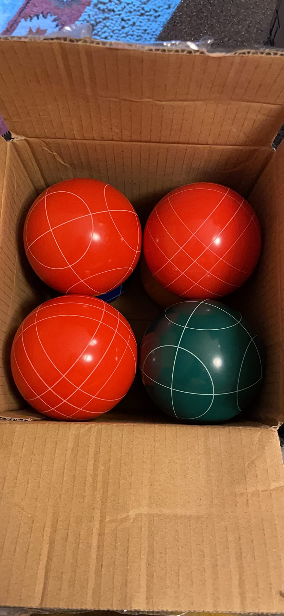 ropoda 90mm Bocce Ball Set with 8 Polyresin Balls, Pallino, Case and Measuring Rope customer photo 1
