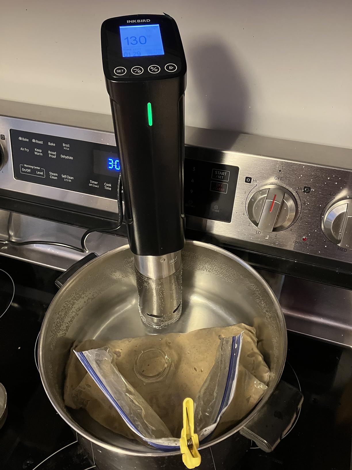NKBIRD WIFI Sous Vide Cooker ISV-100W, 1000 Watts Fast-Heating W/Free APP | Sous Vide Machine Immersion Circulator w/ 14 Free Preset Recipes, Thermal Immersion w/ Smart Timer, Calibration Function customer photo 1