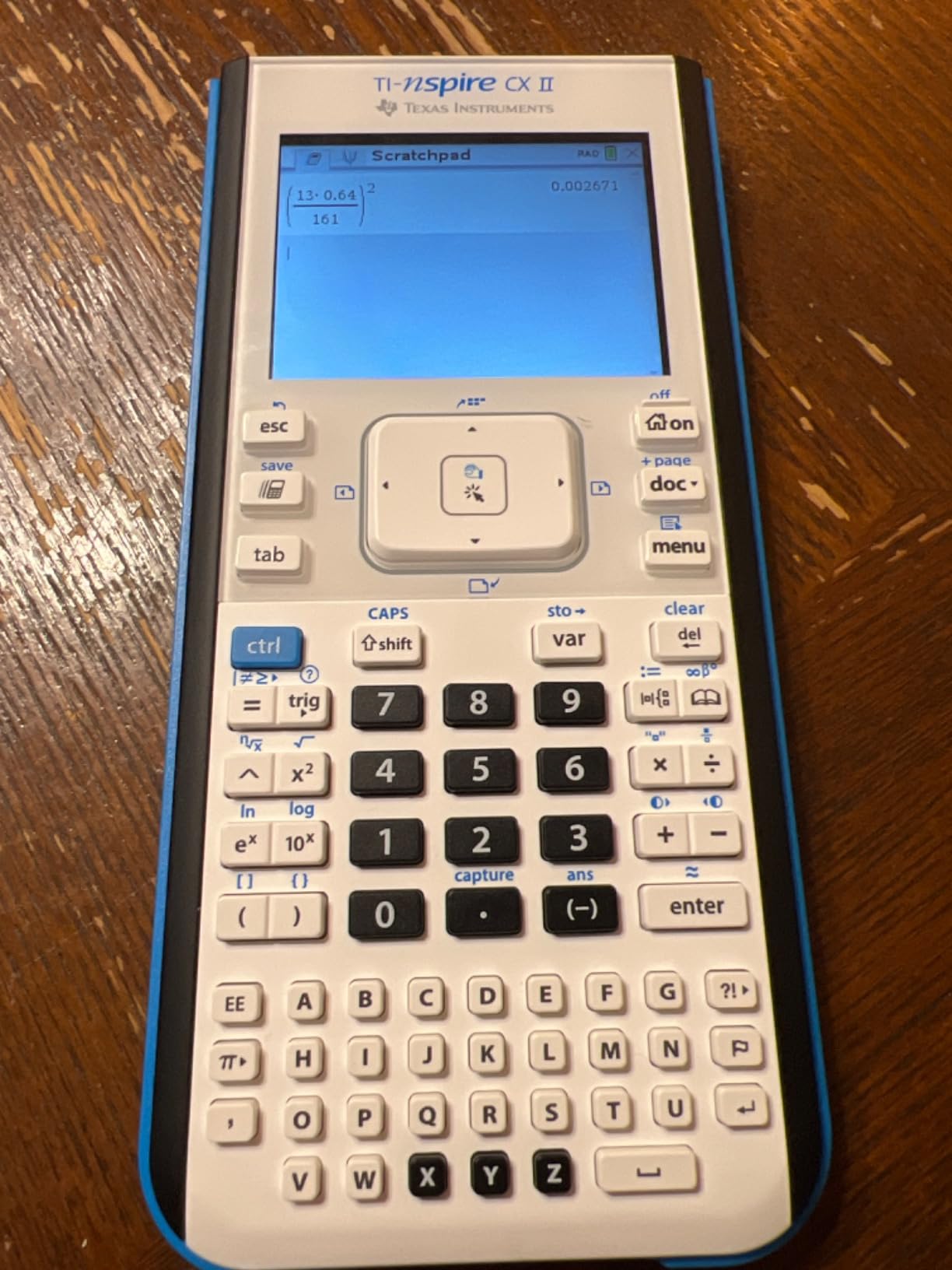Texas Instruments TI-Nspire CX II Color Graphing Calculator with Student Software (PC/Mac) White customer photo 1