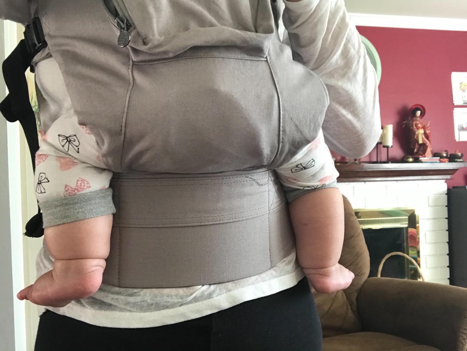 LÍLLÉbaby Complete All Seasons Ergonomic 6-in-1 Baby Carrier Infant to Toddler with Lumbar Support (7-45 Pounds), 360 Degree Baby Wearing & Multi-Position, Inward & Outward Facing (Chambray) customer photo 1