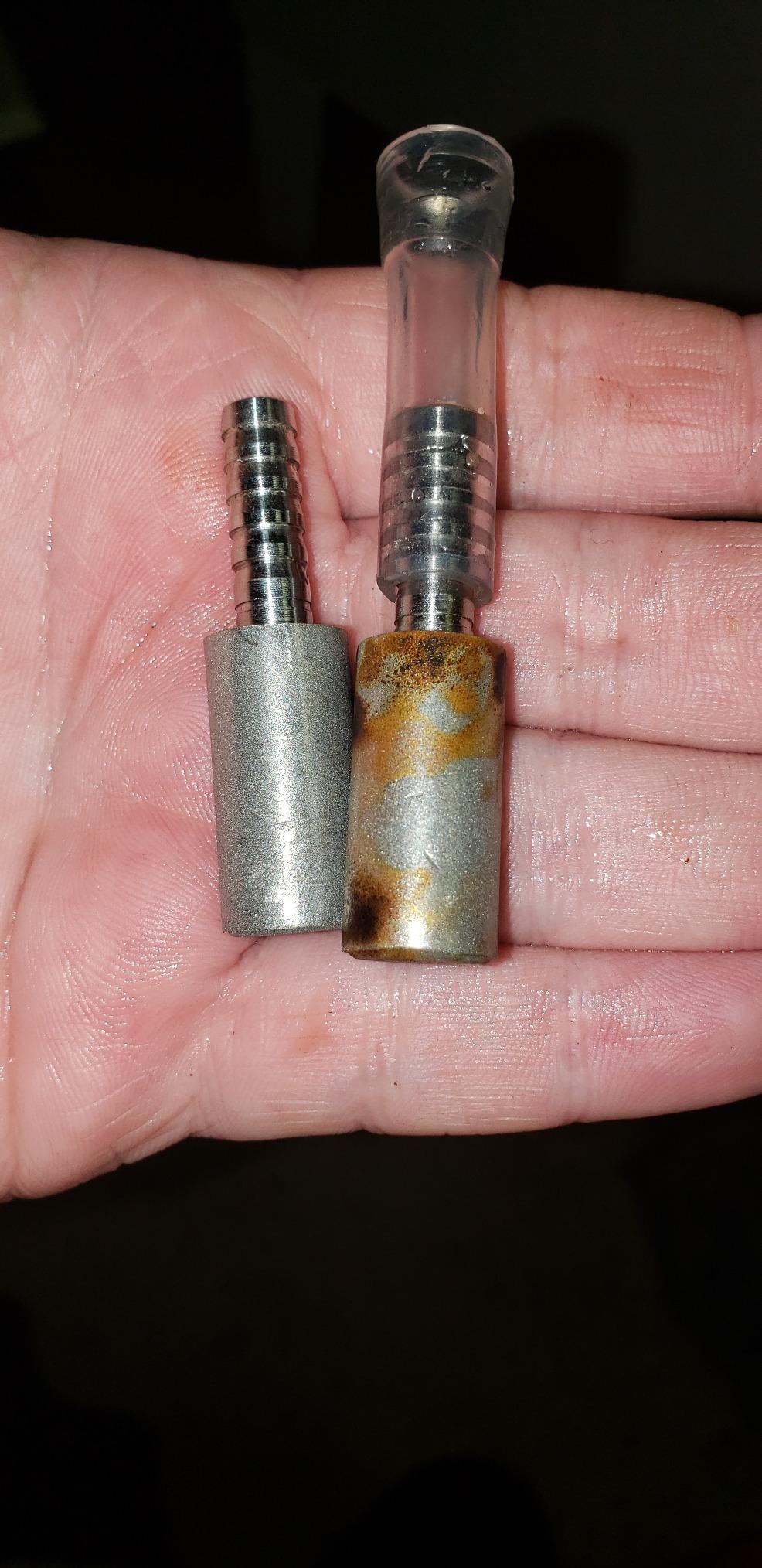Stainless Steel Aeration Stone, 0.5 Micron Diffusion Stone with 1/4