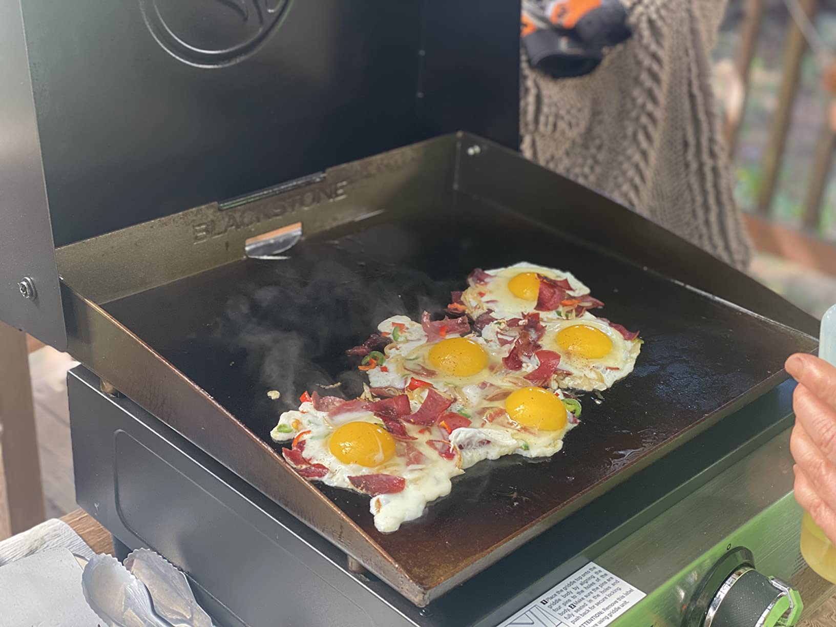 Blackstone 1814 Propane Gas Griddle, 17 Inch, Stainless Steel, Portable Flat Top, Heavy Duty, For Kitchen, Camping, Outdoor, Tailgating customer photo 1