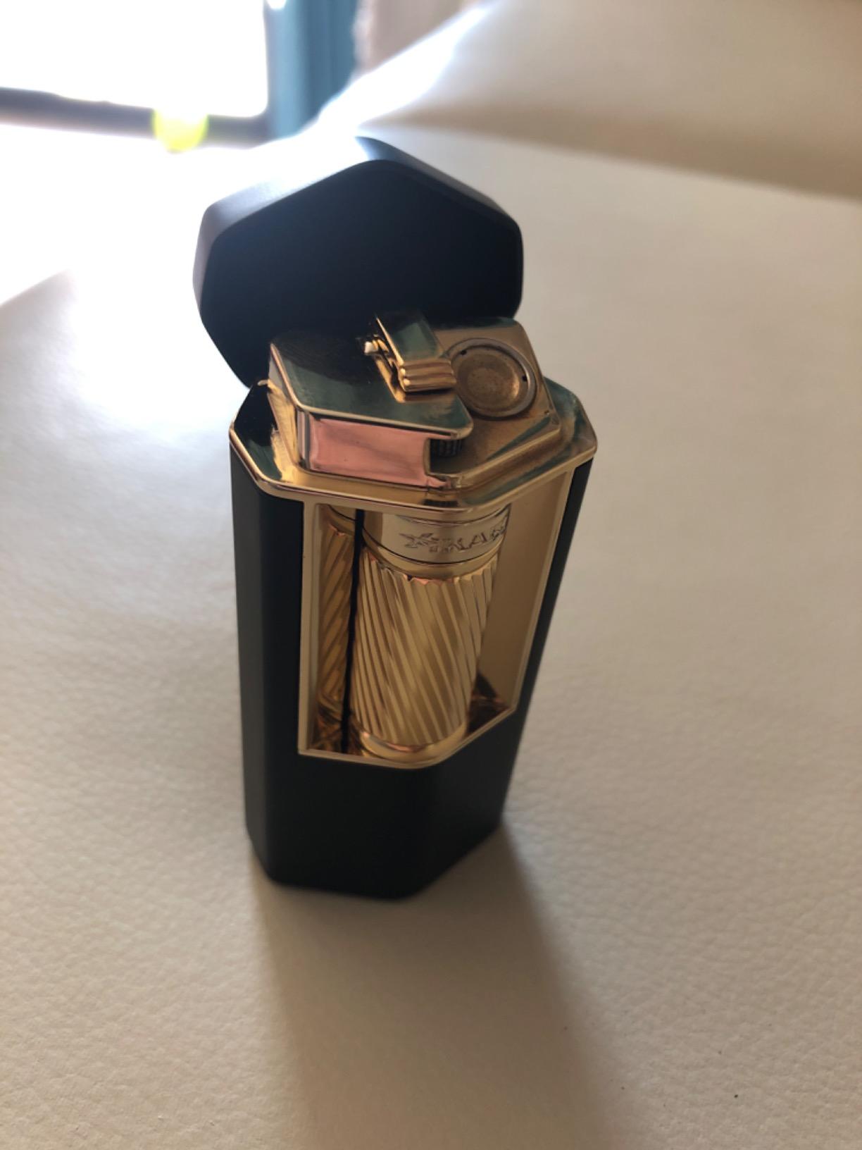 Xikar Meridian Triple Soft Flame Cigar Lighter, Black & Gold customer photo 1