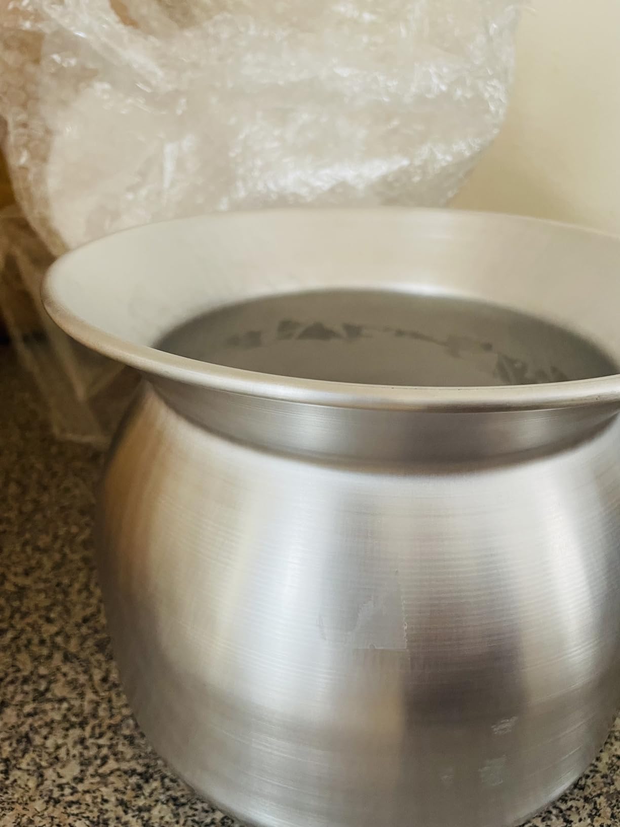 Sticky Rice Aluminum Cook Pot from Thailand - Genuine Replacement Pot for Traditional Steamer Crock, Family Size 8.67 Inch customer photo 1