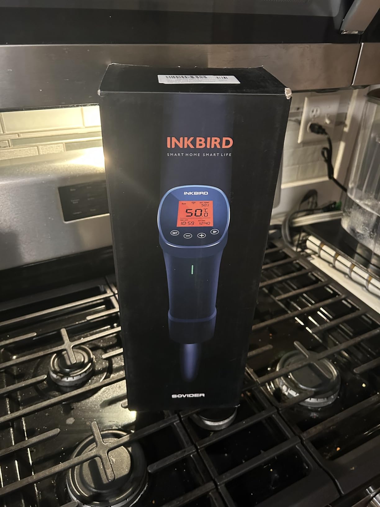 INKBIRD 2.4G Wifi Sous Vide Cooker ISV-200W 1000W Sous Vide w/APP Recipes | Remote Control Immersion Circulator with Free APP, Timer Alarm Mobile Notification 3D Water Fast Heating, Ultra-Quiet customer photo 1
