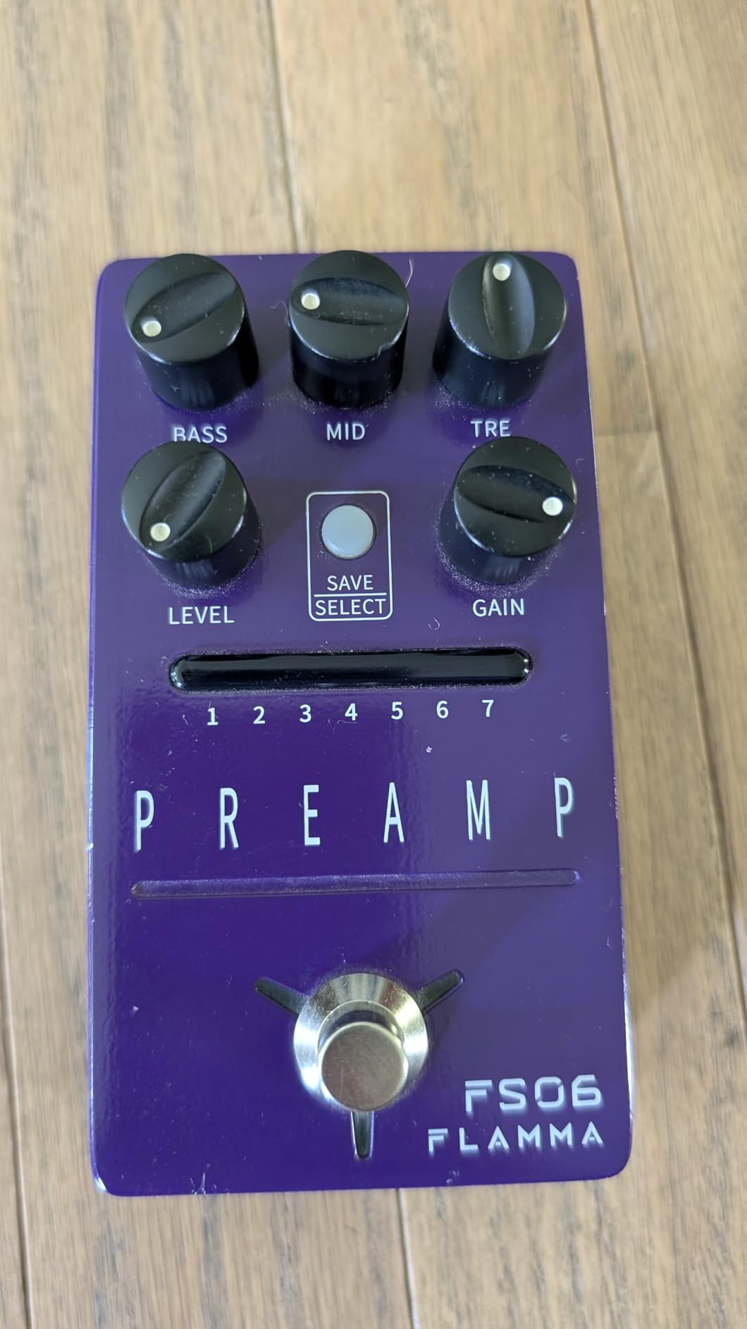 FLAMMA FS06 Digital Preamp Pedal Guitar Effects Pedal with Built-in Cabinet Simulation 7 Preamp Models Saveable Preset customer photo 2