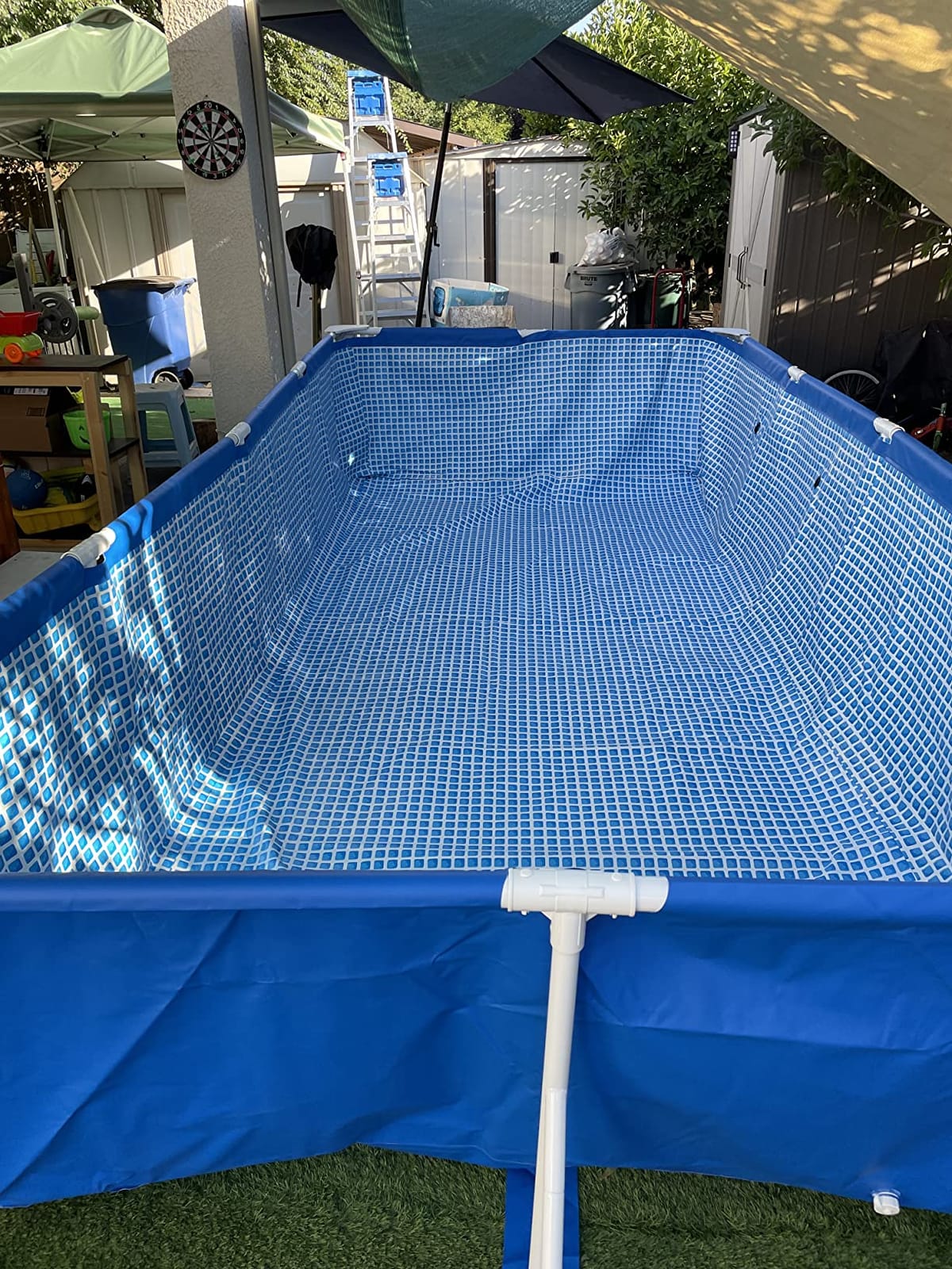 Intex Metal Frame 14ft 9in x 7ft 3in x 33in Above Ground Pool Set w/Pump | 28279EH - 530 GPH Cartridge Filter Pump and Type A Filter Cartridge Included customer photo 1