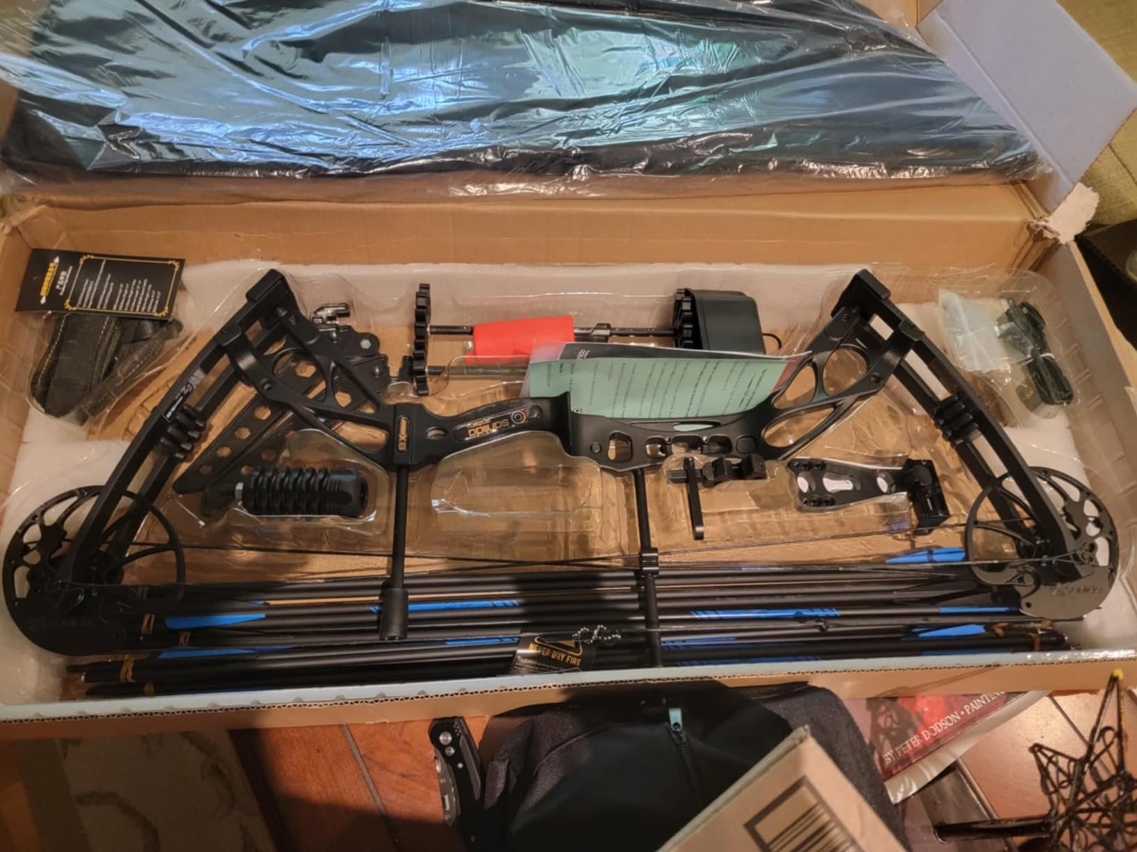 Sanlida Archery Dragon X8 RTH Compound Bow Package for Adults and Teens, 18