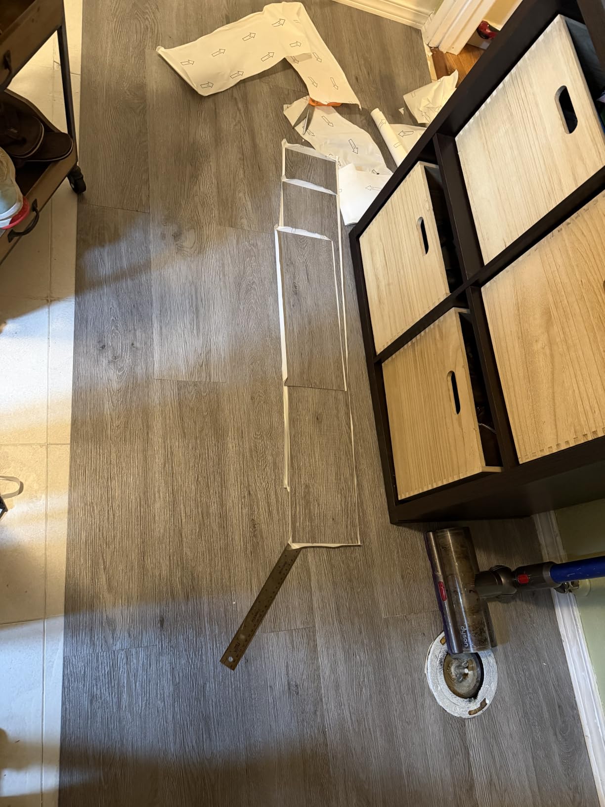 Art3d 36-Pack Wood Texture Peel and Stick Vinyl Flooring Tiles, Deep Gray | 18 & 54 sq.ft Options, Rigid Surface Hard Core, Waterproof, Self-Adhesive, Impact Resistant, Fit Indoor Household Spaces customer photo 1