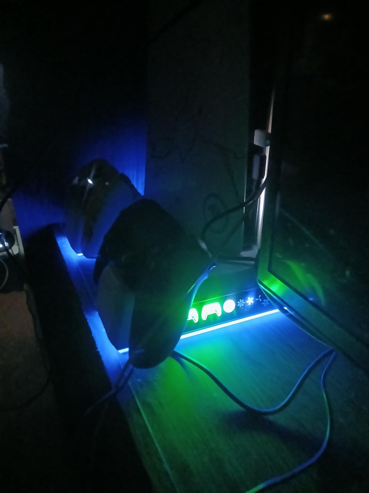 PS5/Slim/Pro Stand and Cooling Station with LED Controller Charging Station for PlayStation 5 Console customer photo 1
