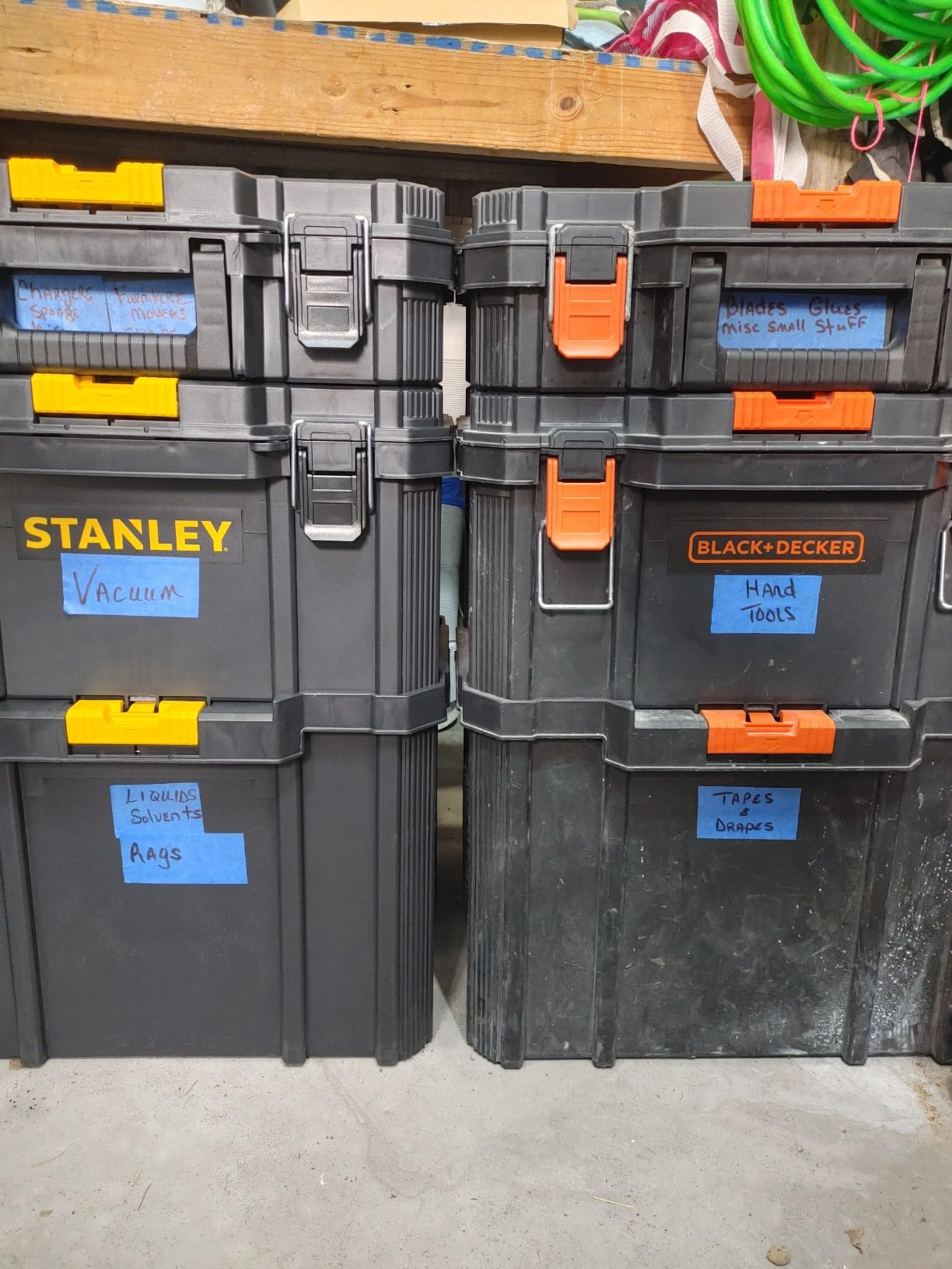 BLACK+DECKER BDST60500APB Stackable Storage System - 3 Piece Set (Small, Deep Toolbox, and Rolling Tote) customer photo 1