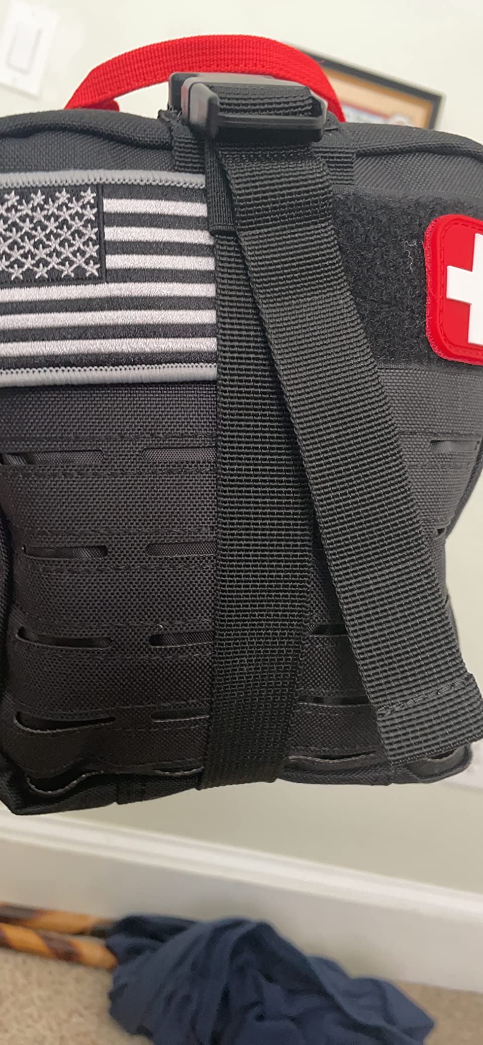 EVERLIT Advanced Trauma Kit, CAT GEN-7 Tourniquet, TCCC Compliant, Mil-Spec Nylon Laser Cut Pouch with 36