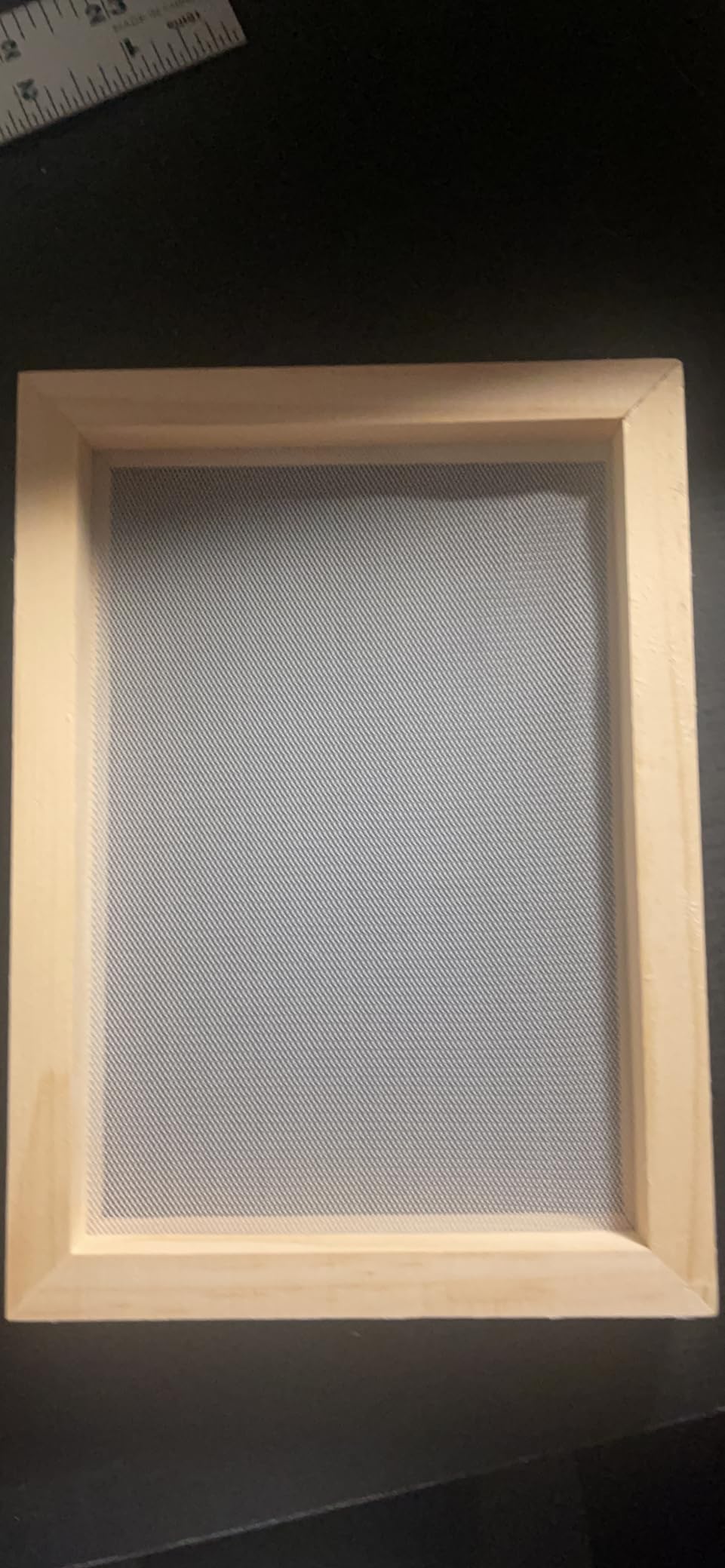 Honoson 3 Size Wooden Paper Making Screen Paper Making Mould and Frame Kit for DIY Craft(A6, A5, A4) customer photo 2
