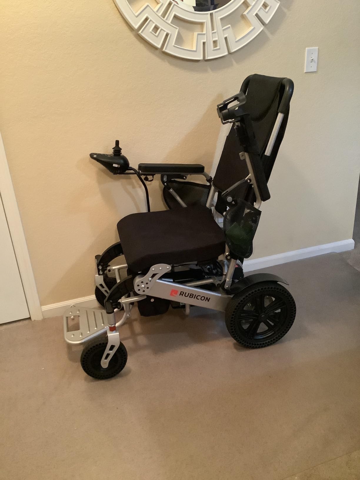 Rubicon DX17 Automatic Foldable Electric Wheelchair for Adults - One Click Fold and Unfold customer photo 2