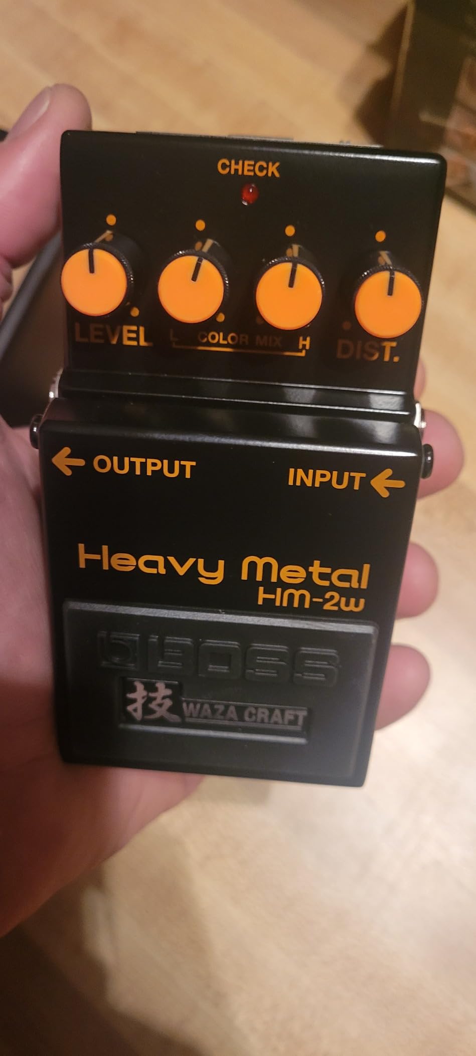 Boss HM-2W Heavy Metal Guitar Effects Pedal | Legendary Chainsaw Tone of Swedish Death Metal | Waza Craft Edition customer photo 2