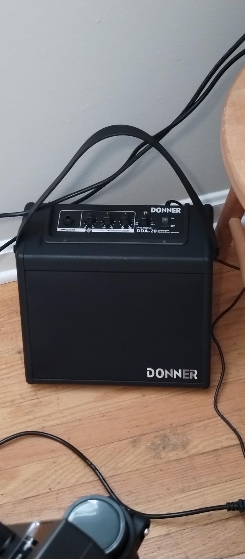 Donner Mini Electric Drum Amp 20W, Wireless Electronic Drum Amplifier Keyboard Speaker DDA-20 Portable for Home Practice customer photo 2