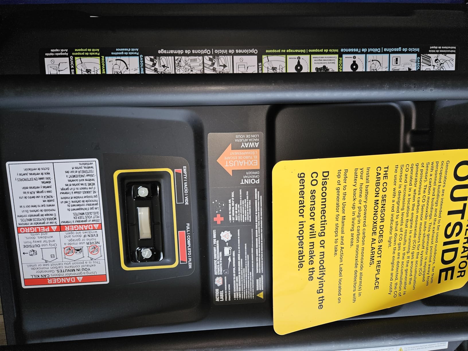 Westinghouse 6500 Watt Dual Fuel Home Backup Portable Generator, Transfer Switch Ready 30A Outlet, RV Ready 30A Outlet, CO Sensor customer photo 1