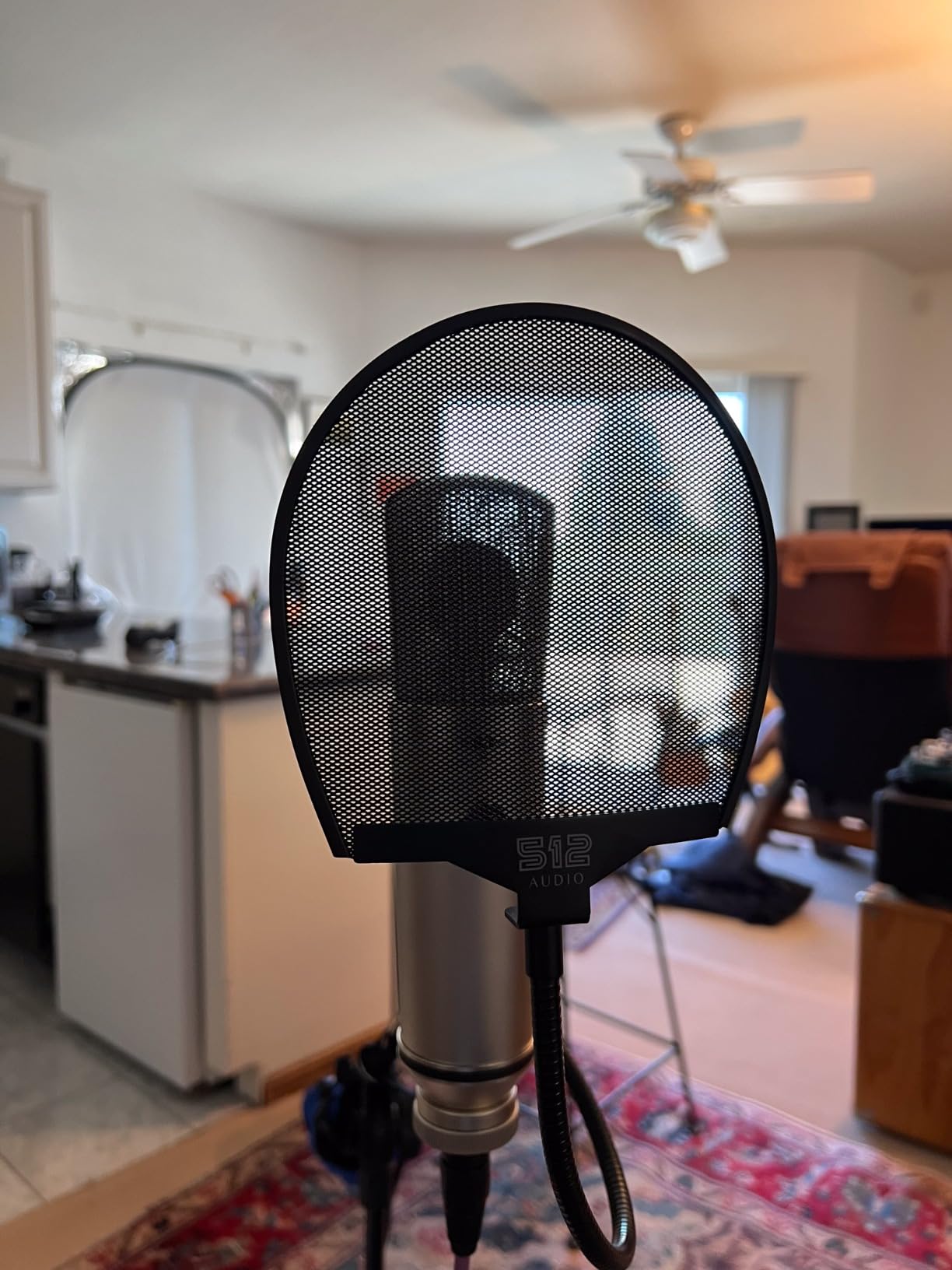 512 Audio by Warm Audio 512-POP Professional Metal Pop Filter w Gooseneck Clamp customer photo 1