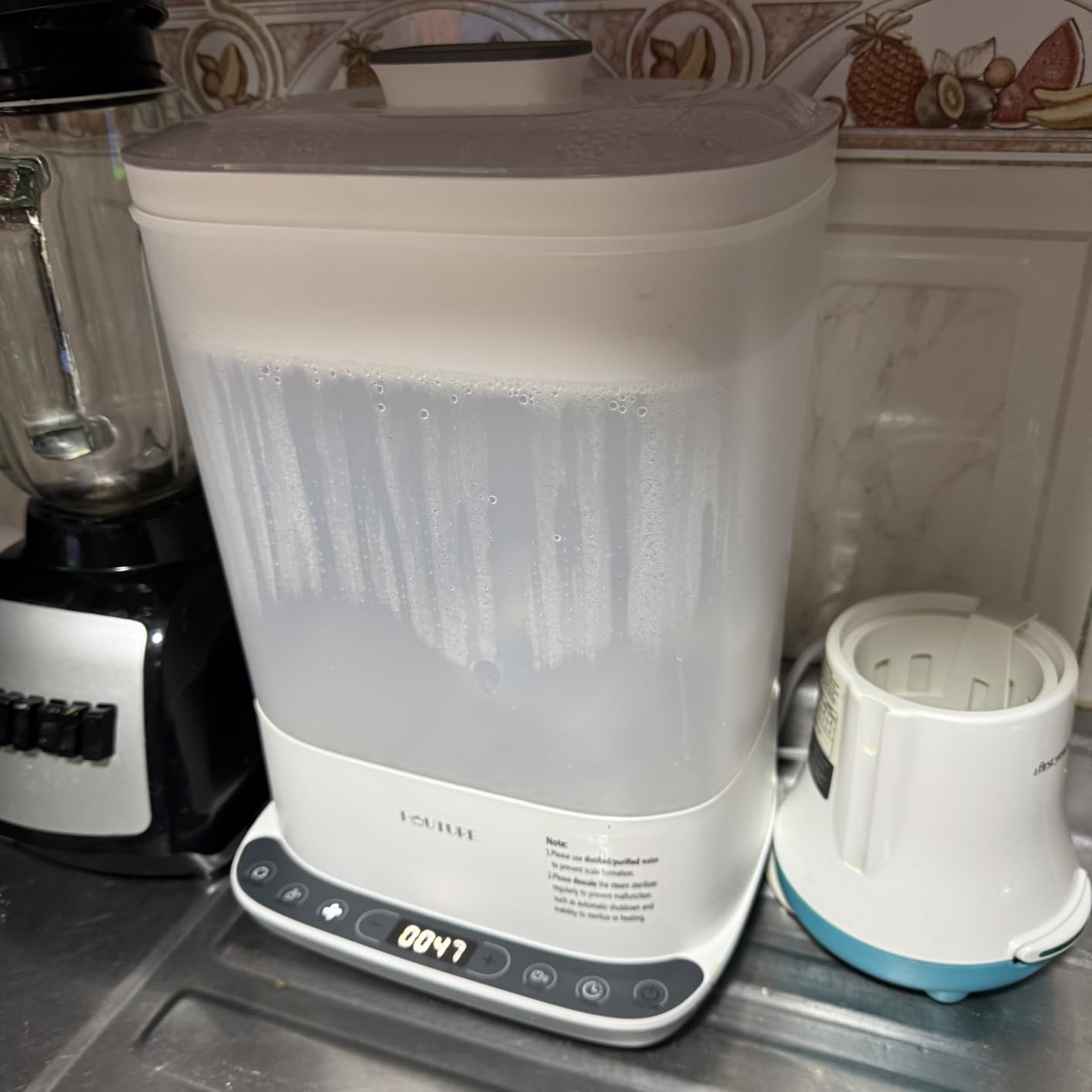 HAUTURE 6-in-1 Baby Bottle Sterilizer and Dryer, Large Capacity customer photo 2