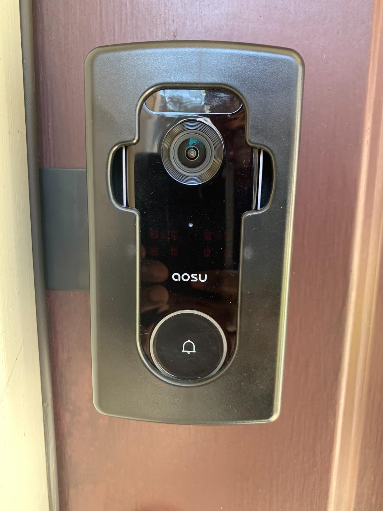 aosu 5MP Ultra HD Wireless & Wired Video Doorbell Camera, No Subscription Required, 8GB Local Storage, Head-to-Toe View, Triple Motion Detection, 2.4/5 GHz WiFi customer photo 2