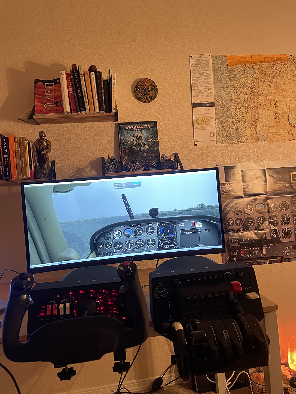 Honeycomb Alpha Flight Controls Yoke Bundle | Bravo throttle quadrant, (2 items) customer photo 2