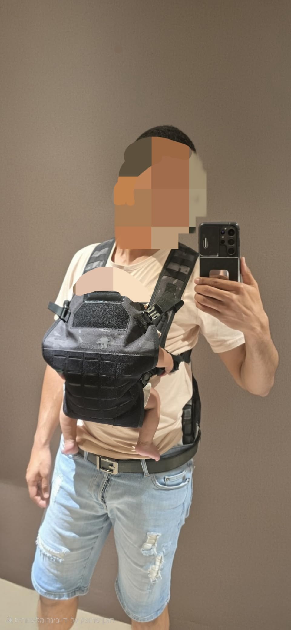 Toddler & Baby Carrier for Men - Dad Carrier for Infants & Toddlers | WOLF TACTICAL customer photo 2