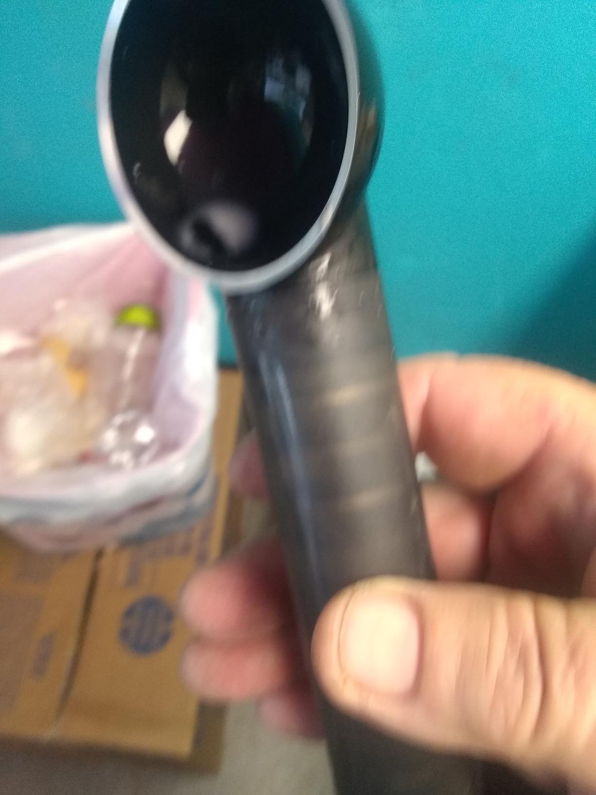 ScoopTHAT Radii Warming Ice Cream Scoop, Silver/Blue customer photo 1