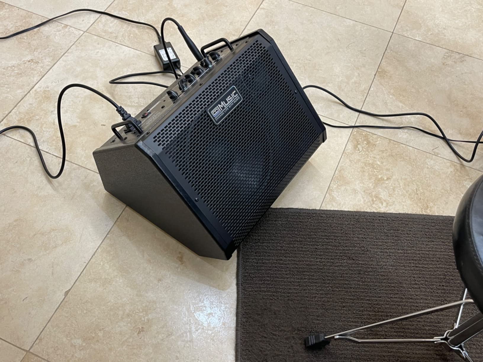 Coolmusic Electric Drum AMP 80-Watt Electronic Drum Amplifier DM80 Keyboard Speaker with Bluetooth, with 3-Year Warranty customer photo 1