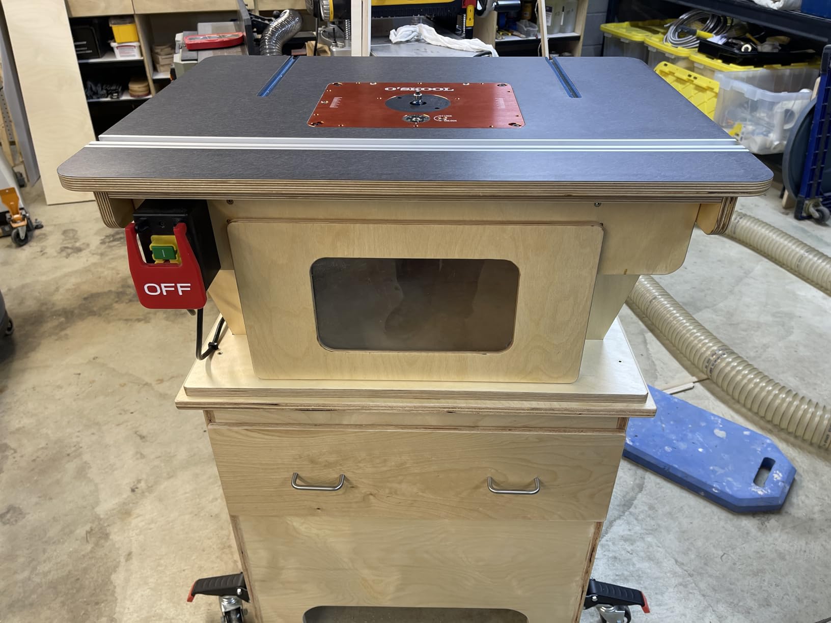 O'SKOOL Router Lift System, 3-1/2