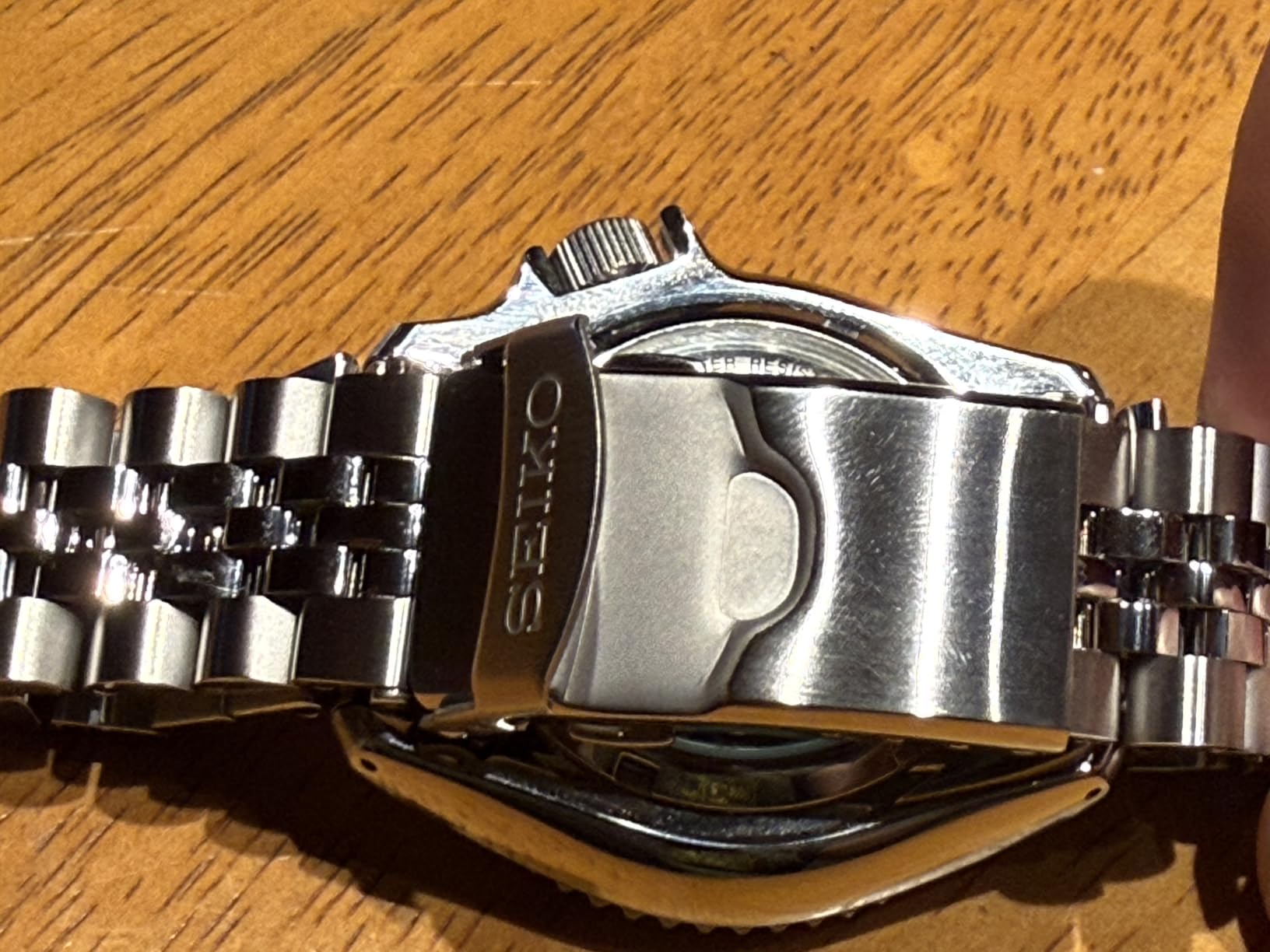 SEIKO SSK001 Automatic Watch for Men - 5-Sports - Black Dial with Date Calendar and Luminous Hands & Markers and Black & Gray GMT Bezel, 100m Water-Resistant customer photo 1