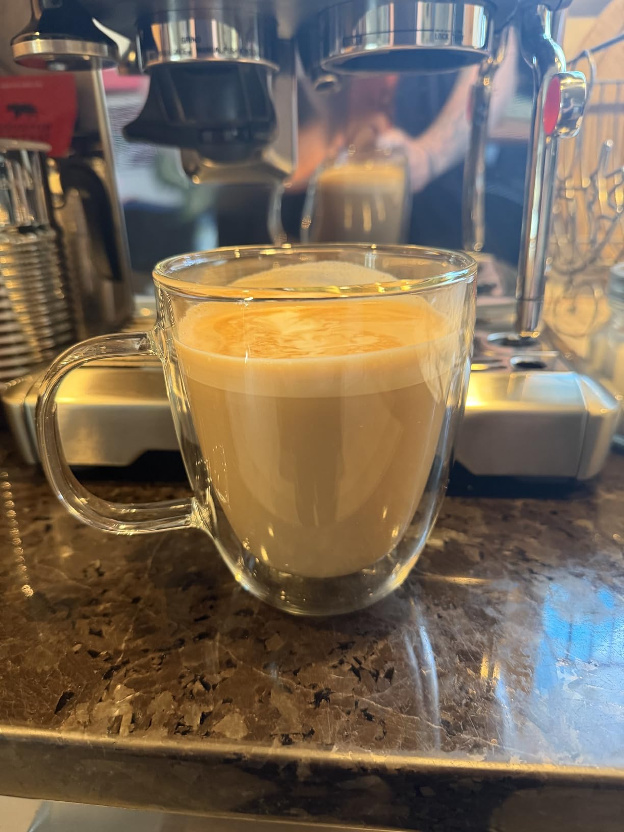 Normcore Handleless Milk Pitcher - Espresso Steaming Pitcher with Round Spout, 20.3 oz (600 ml) customer photo 1
