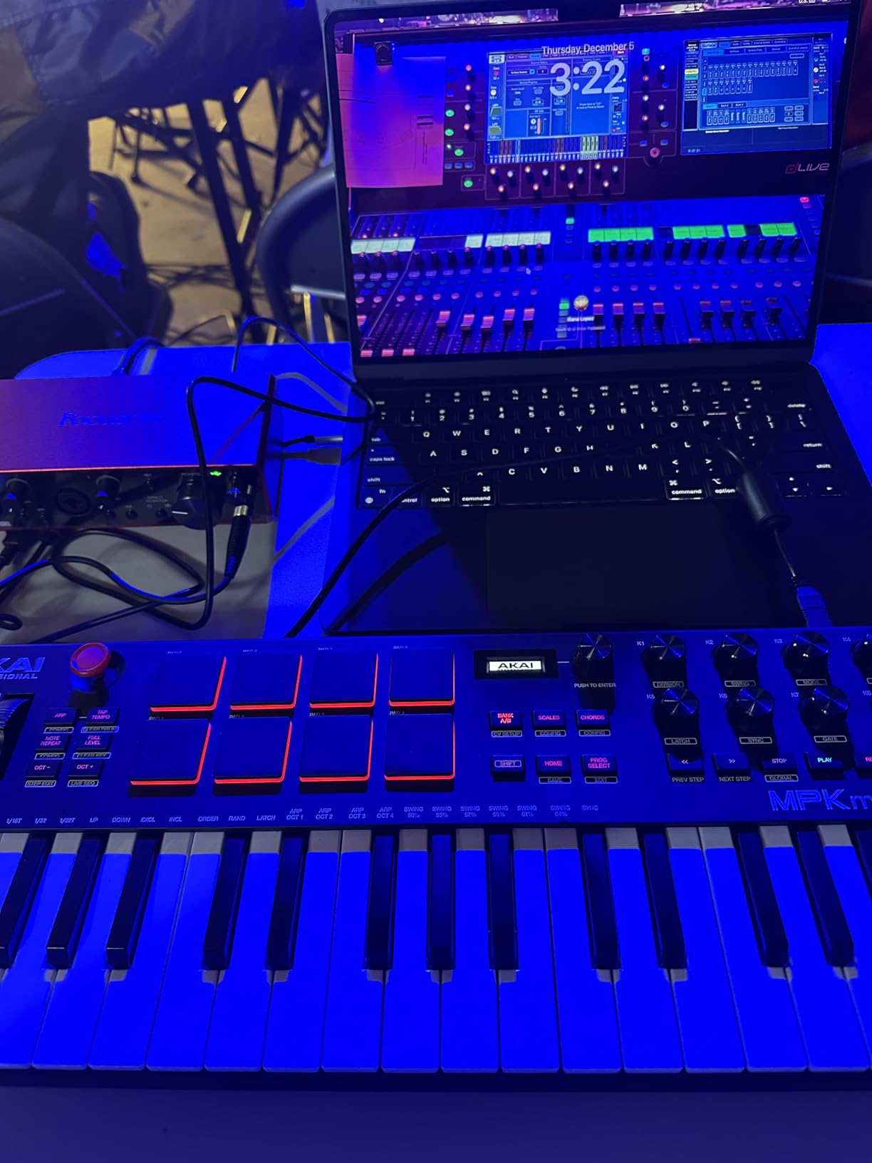 Akai Professional MPK Mini Plus 37-Key USB MIDI Keyboard Controller | Velocity-Sensitive Mini Keys, 8 MPC Pads, 64 Step Sequencer, MIDI/CV/Gate I/O, Software Suite Included, for Beat Makers customer photo 2