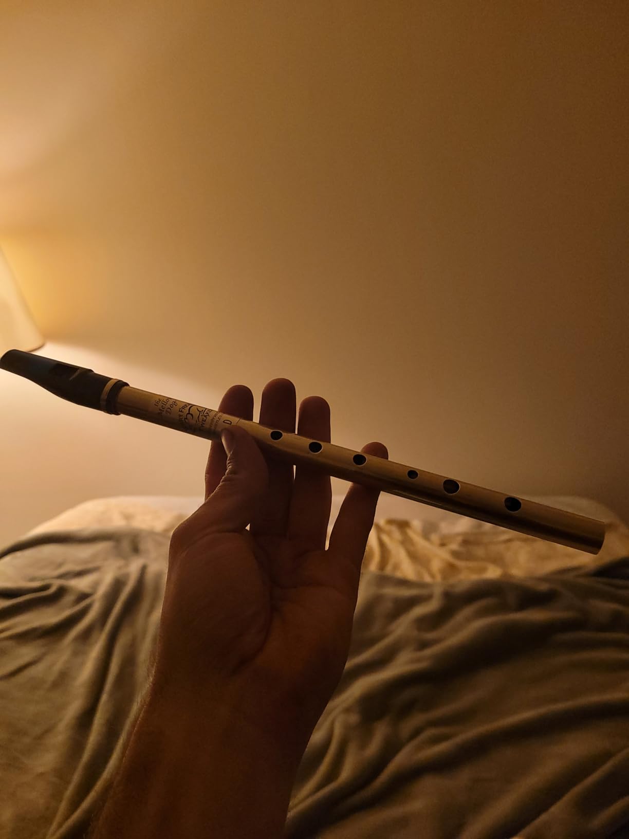 Jerry Freeman Tweaked Key of D Mellow Dog Tin Penny Whistle Irish Pennywhistle - Professional Quality customer photo 1