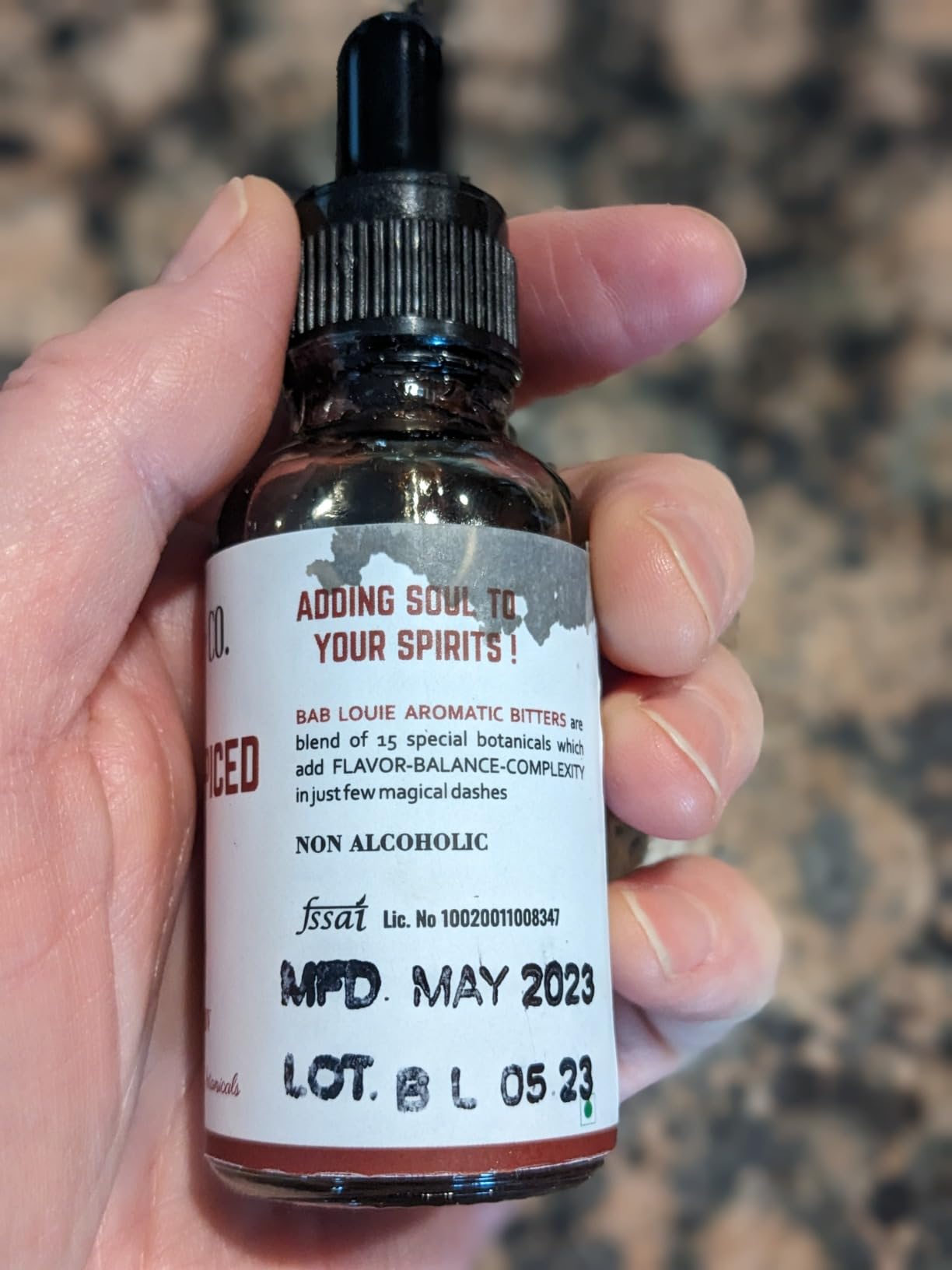 Bab Louie & Co. Aromatic Spiced Flavor Bitters, Non Alcoholic Award Winning Bitter with Zero-Sugar and Caffeine-free (30ml/1 Fl. Oz) 11 Servings for Cocktails Craft Bitters, Old Fashioned, Manhattan customer photo 2