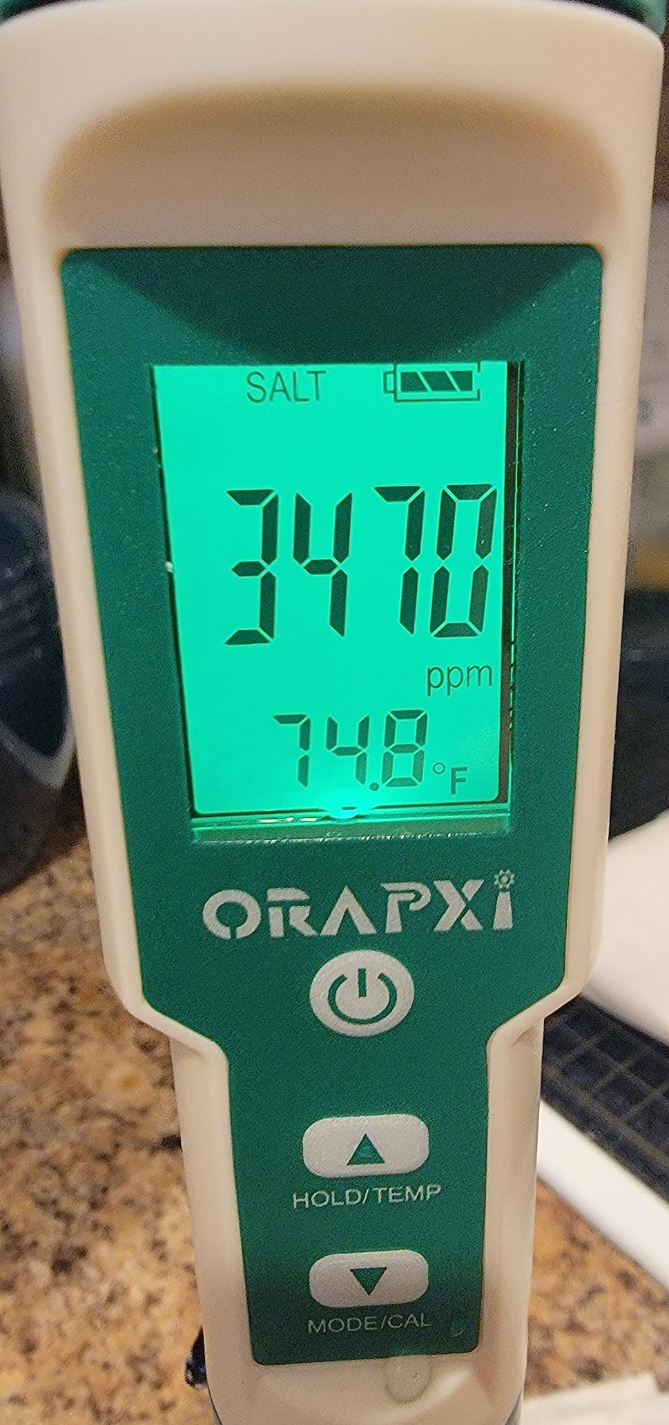Pool Salt Tester pH and Salt Meter for Saltwater Pool | Digital Salinity Tester 5 in 1 pH Salt TDS EC Temp Meter for Swimming Pools Hot Tubs and Swim Spa customer photo 2