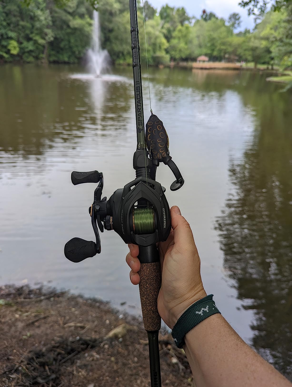 KastKing Spartacus II Twin-Tip Spinning & Casting Fishing Rods | 2-Piece Rods with Extra Tip Section, IM6 Graphite Blanks, PTS Power Transition System, KastFlex Tech, Rubber Cork Handle customer photo 2