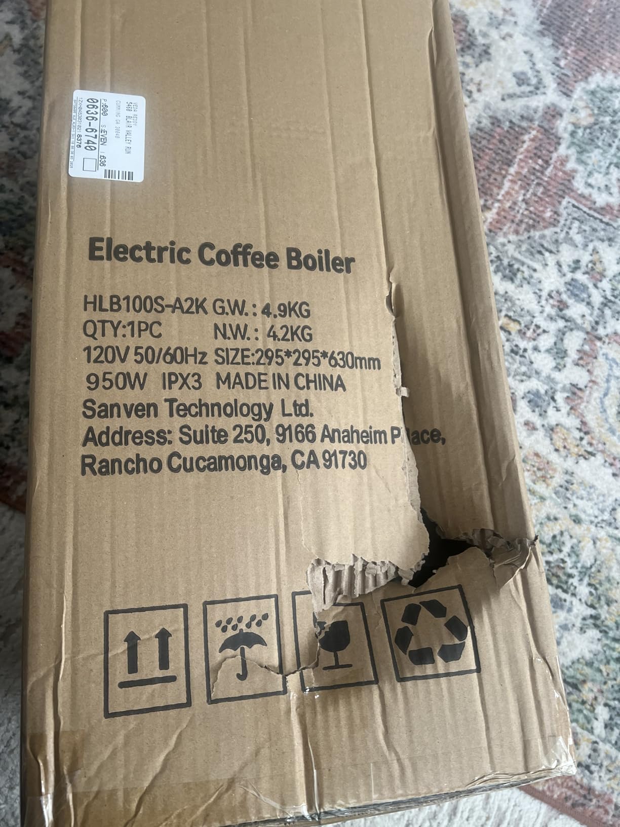 VEVOR Commercial Coffee Urn, 50 Cups/7.5L Stainless Steel Large Coffee Dispenser, 1000W 110V Electric Coffee Maker Urn For Quick Brewing, Hot Water Urn with Detachable Power Cord for Easy Cleaning customer photo 2